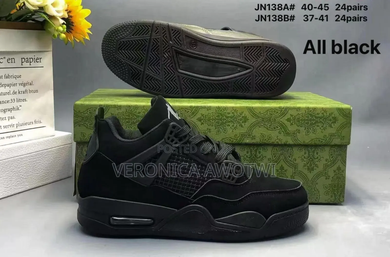 Black Jordans