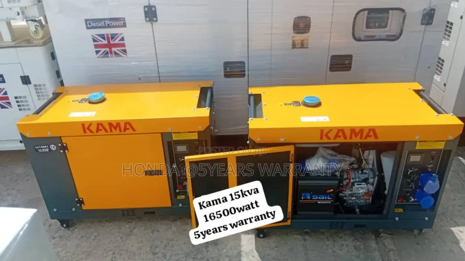 Flow With Electric Energy Kama 15kva 16500watt Generator
