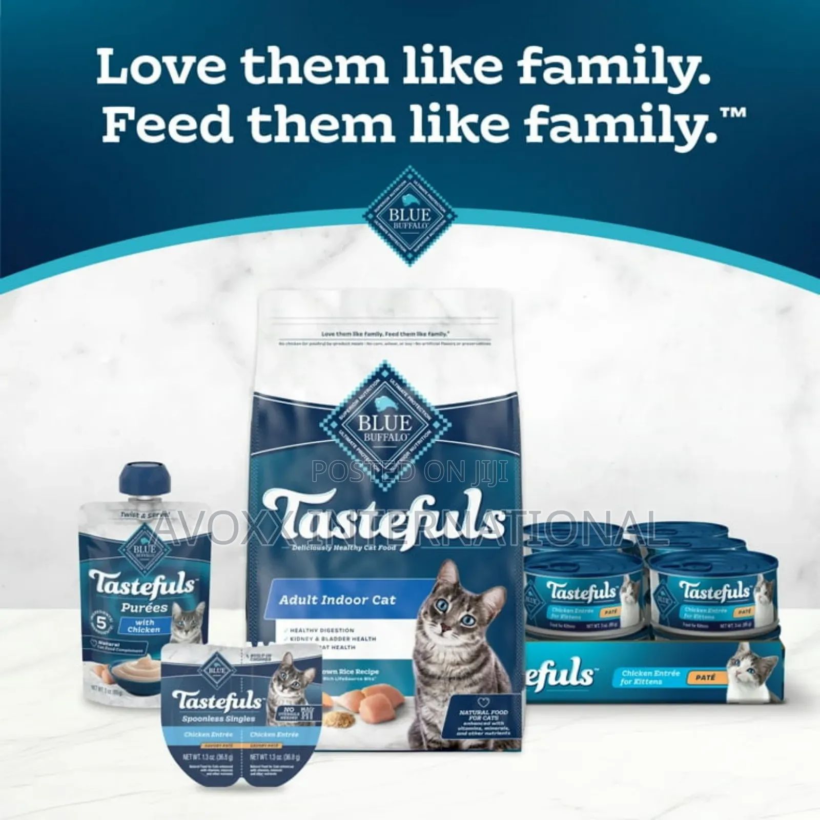 Blue Buffalo Tastefulsccat Food Paté, Chicken Turkey 12ct.