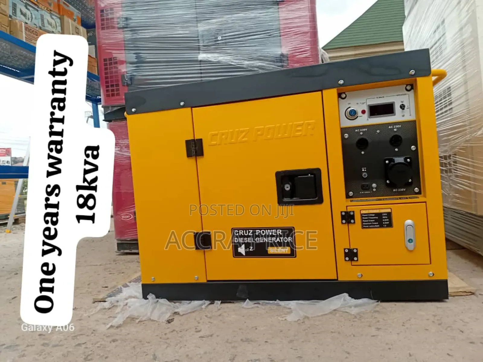 Energy Saving Cruz Power Diesel Generator 18kva Easy Start