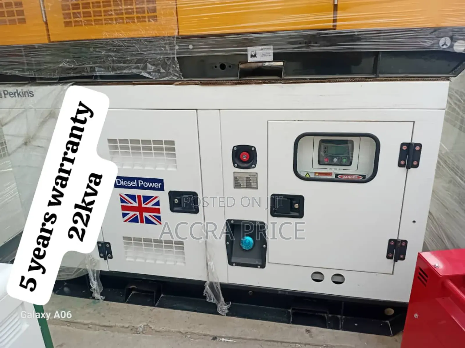 Energy Saving Perkins Uk Diesel Generator 22kva Easy Start