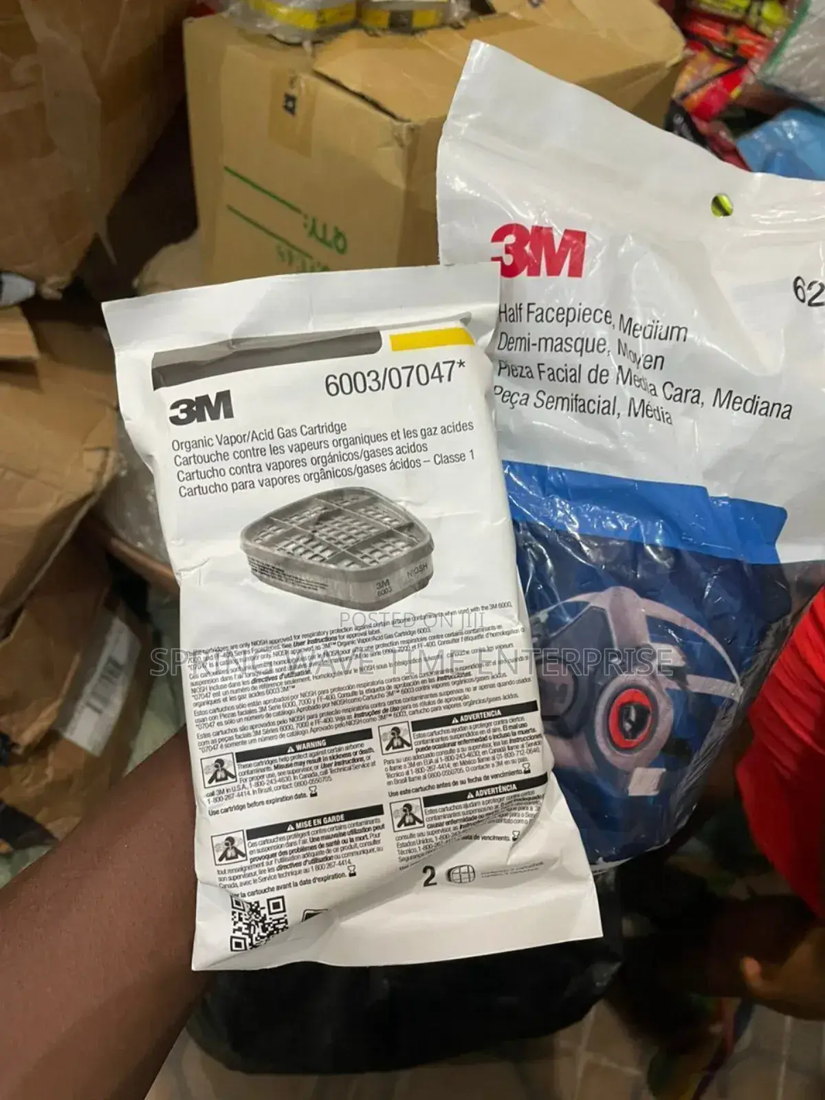 3 M Half Face Respirator