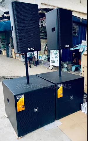 Photo - Nexo 12inches and Ev Single Bass Speakers