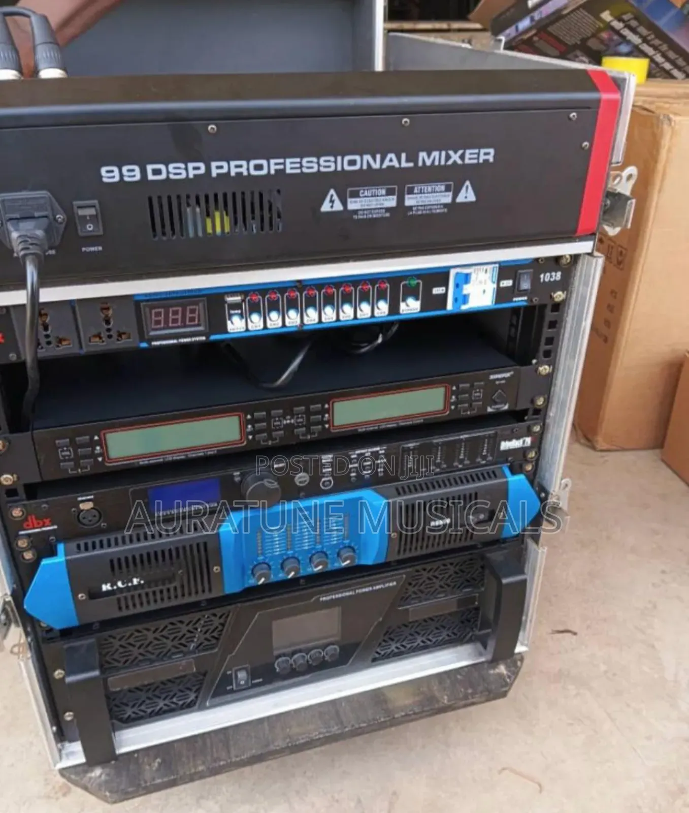 Speaker Full Set and Amplifier Rack Set