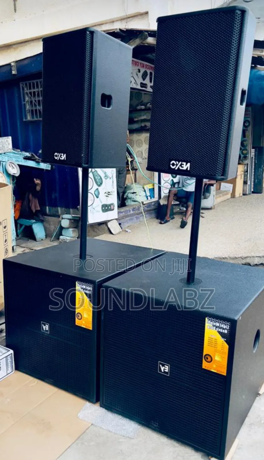 Ev Single Bass and Nexo 12inches