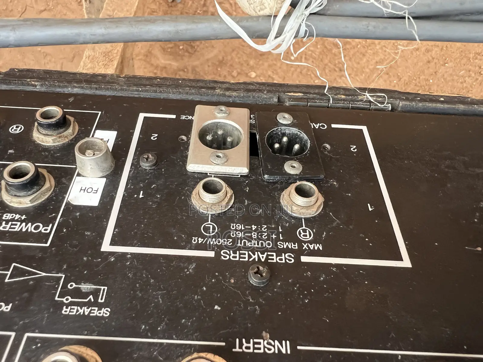 16 Ohms Powered Mixer From Europe