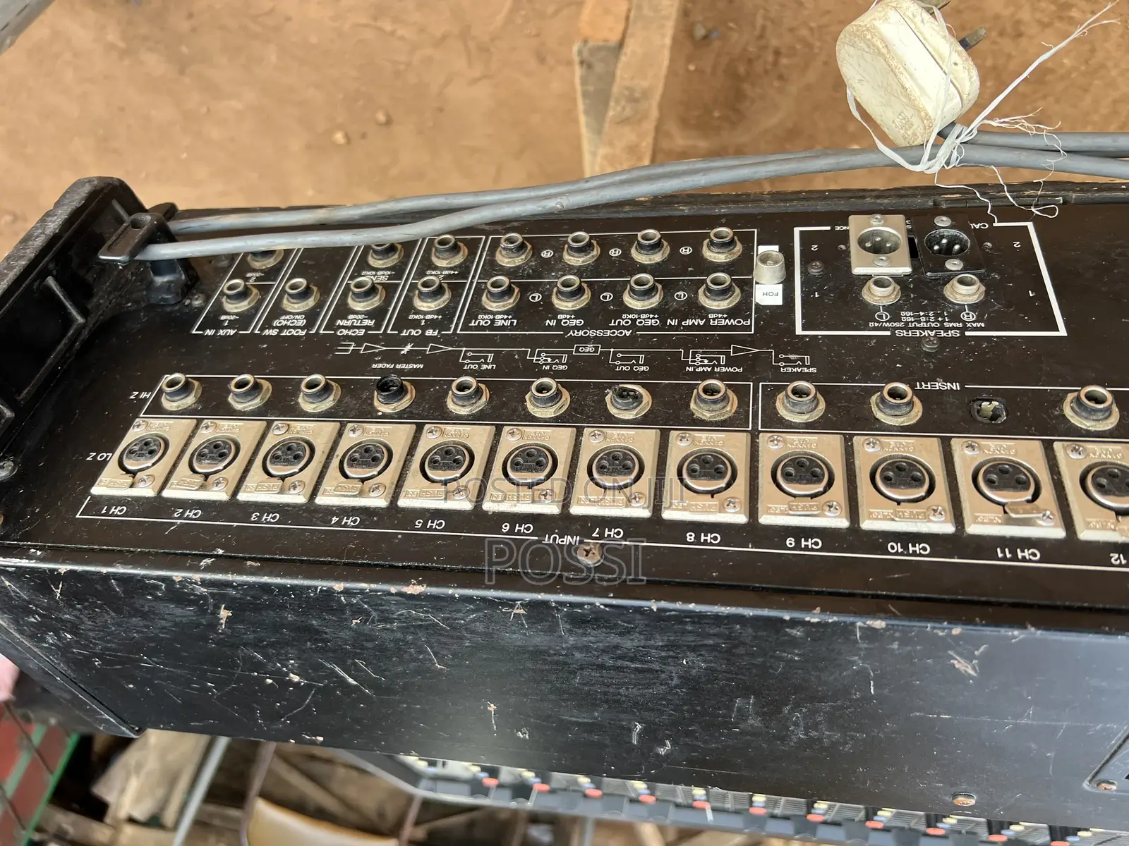 16 Ohms Powered Mixer From Europe