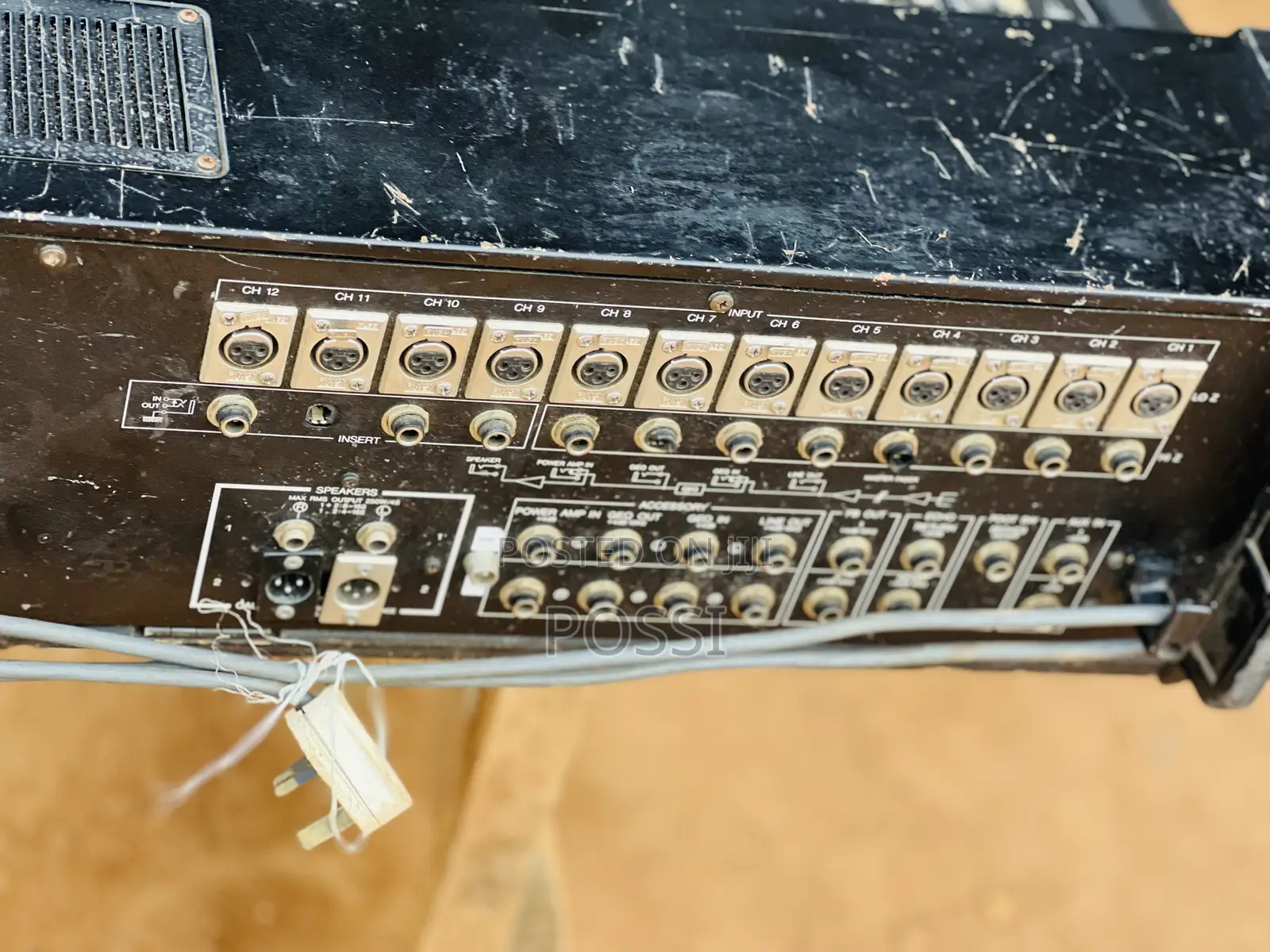 16 Ohms Powered Mixer From Europe