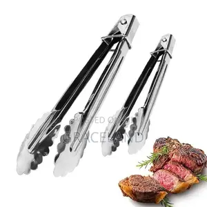 This Is Original 2in1 Stainless Steel Food Tongs Cooking.