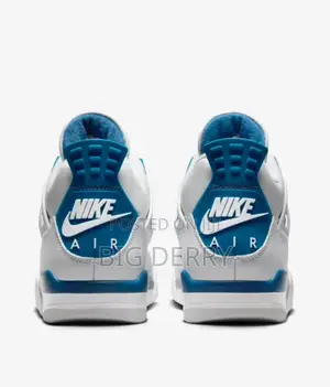 Air Jordan 4 Blue and White