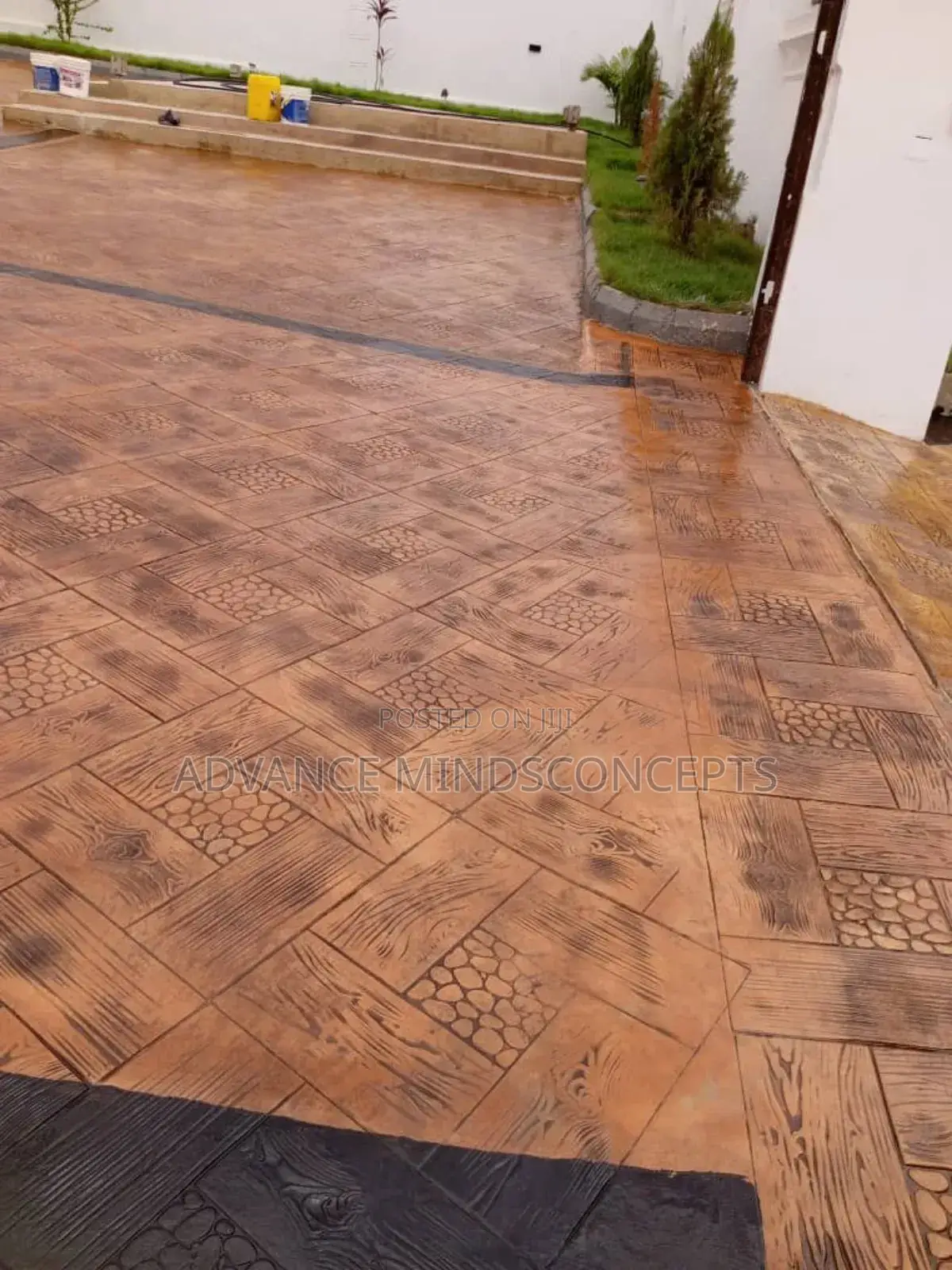 Floor Decorative Concrete Work