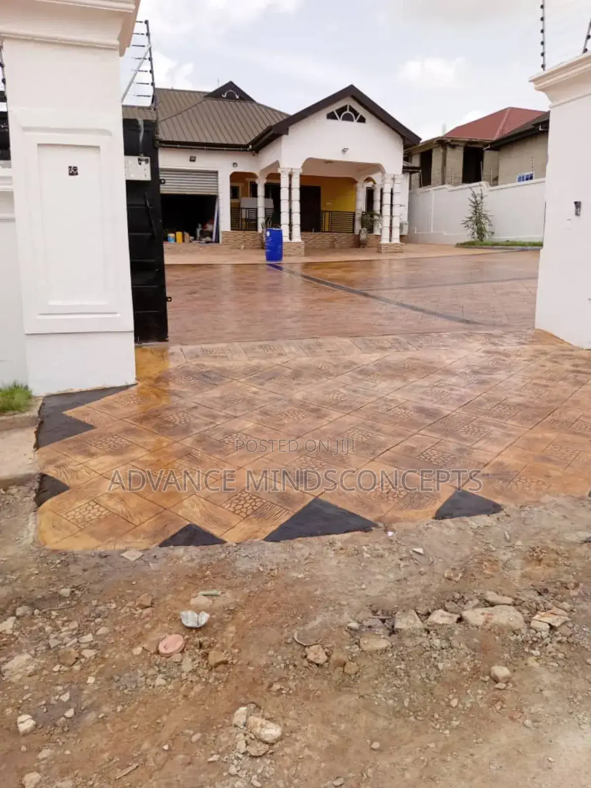 Floor Decorative Concrete Work