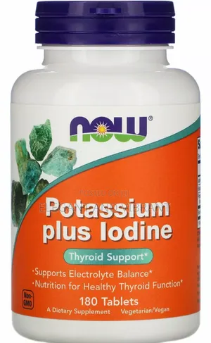 Potassium Plus Iodine, 180 Tablets for Tryriod Function. Sup