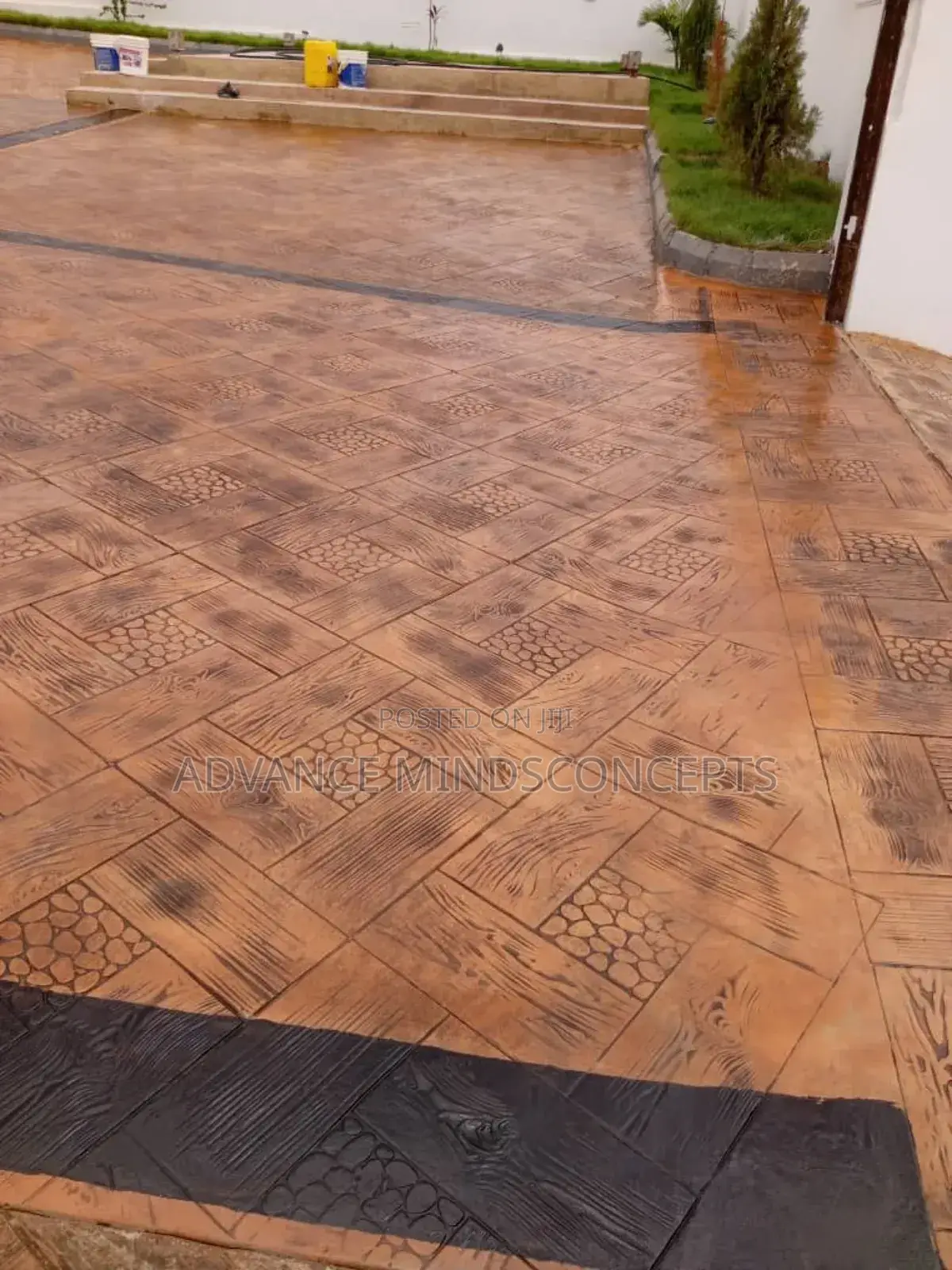 Floor Decorative Concrete Work