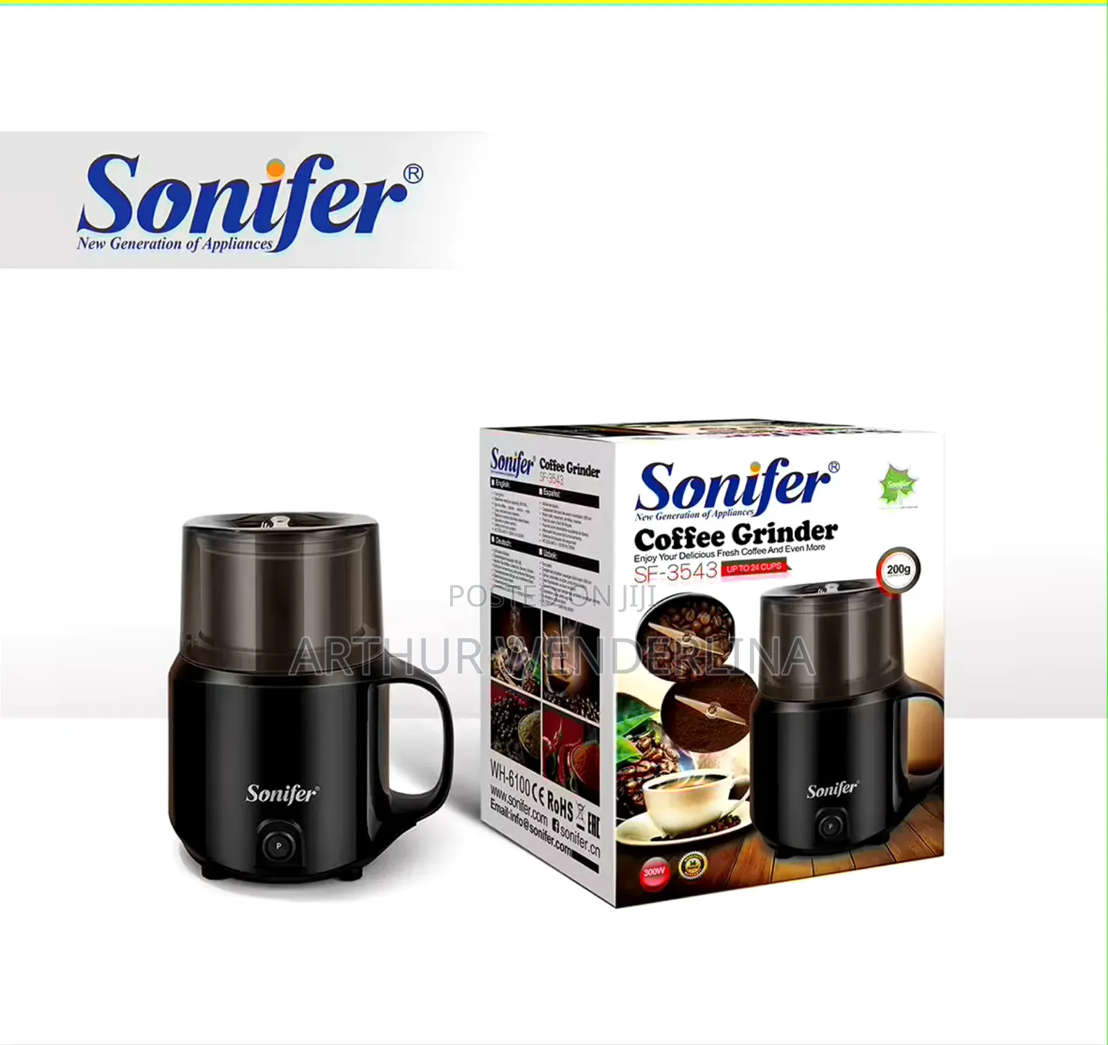 Sonifer Coffee Grinder 200g