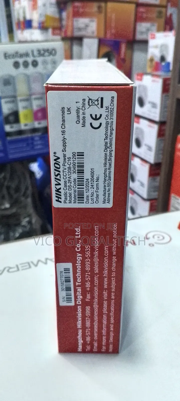 Hikvision Power Supply 16ch 20a