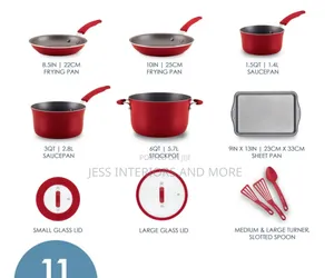Rachael Ray Cook 11-Piece Nonstick Cookware Set