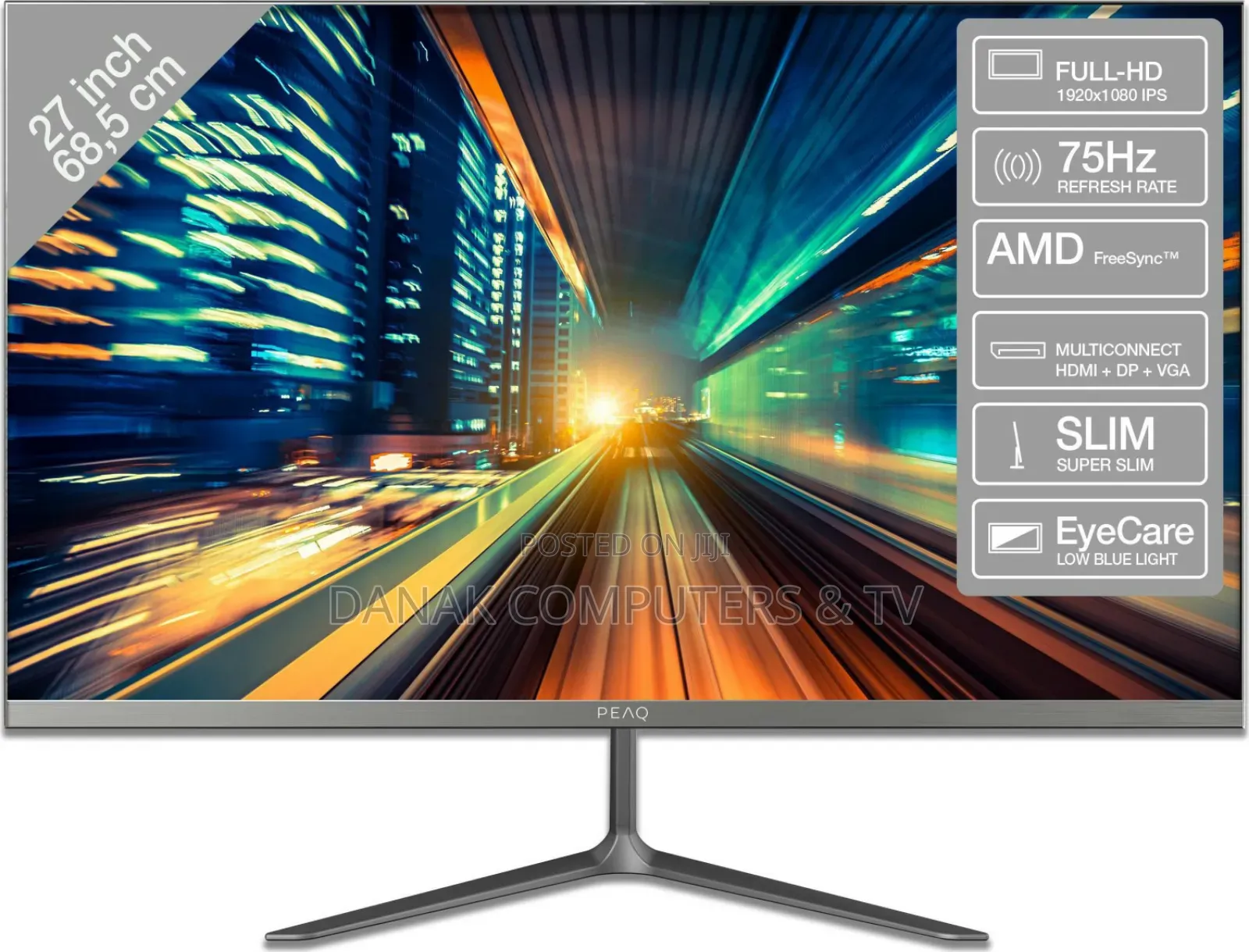 Peaq Pmo S274-Ifc 27-Inches Full Hd Monitor