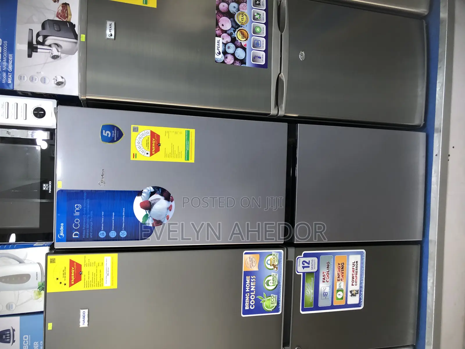 Energy Saving Midea Bottom Freezer 174 Liters Available
