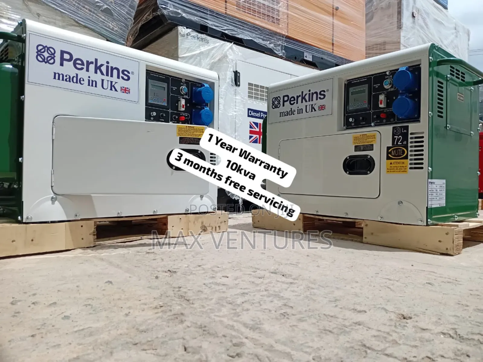 Perkins 10kva Diesel Powered Generator Pulse Power System