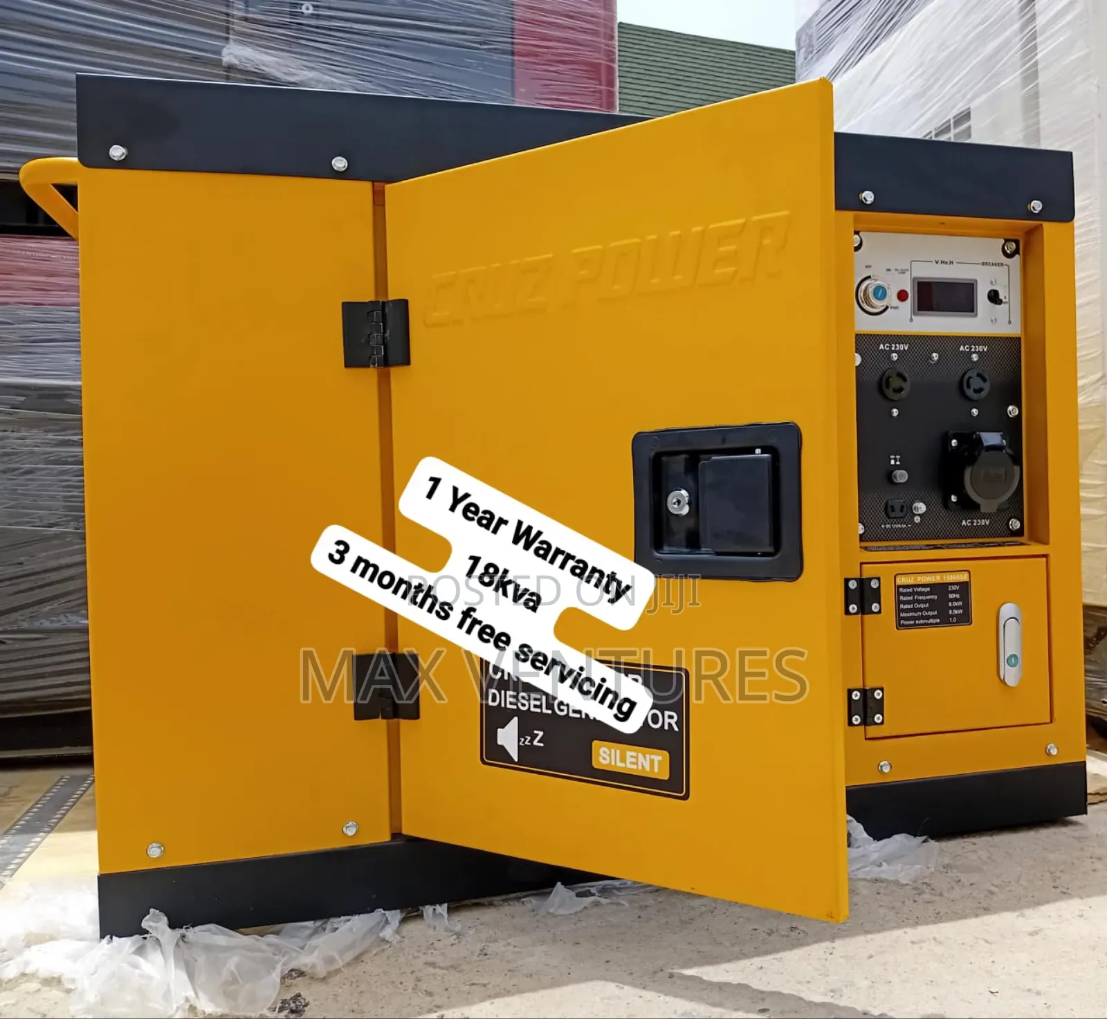 18kva Cruz Power Diesel Generator Stable Power Generation