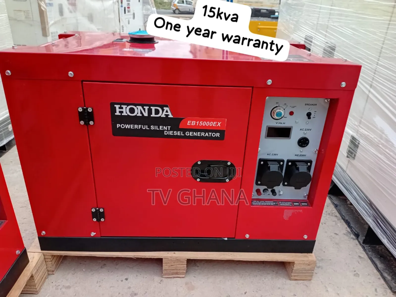 Silent and Strong 15kva Honda