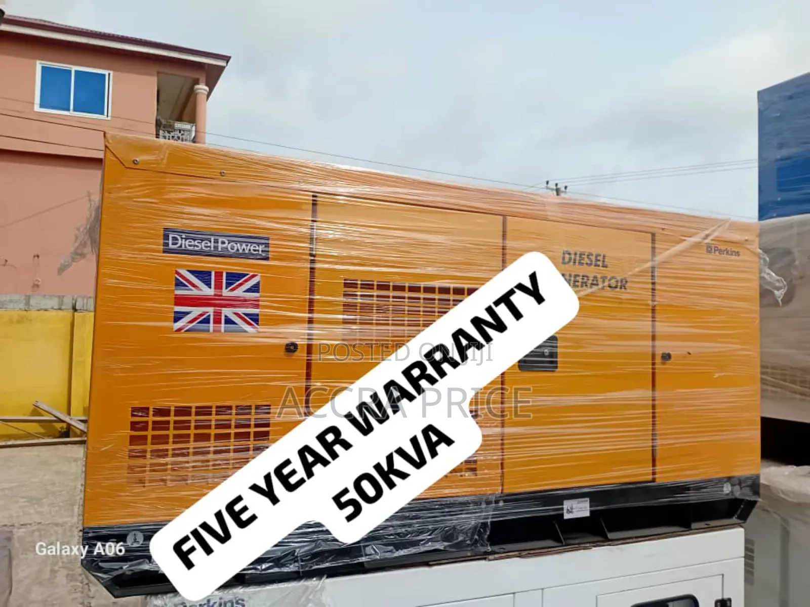 Oil and Diesel Power 50kva Diesel Perkins Generator 50kw Uk