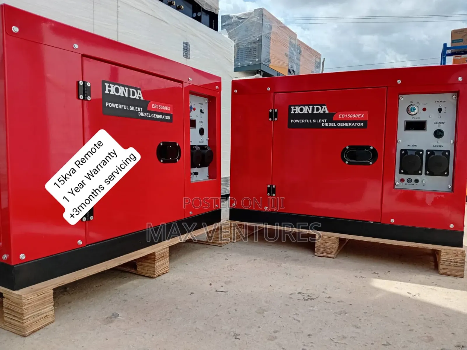 Honda 15kva Diesel Powered Generator Epoch Power Solutions