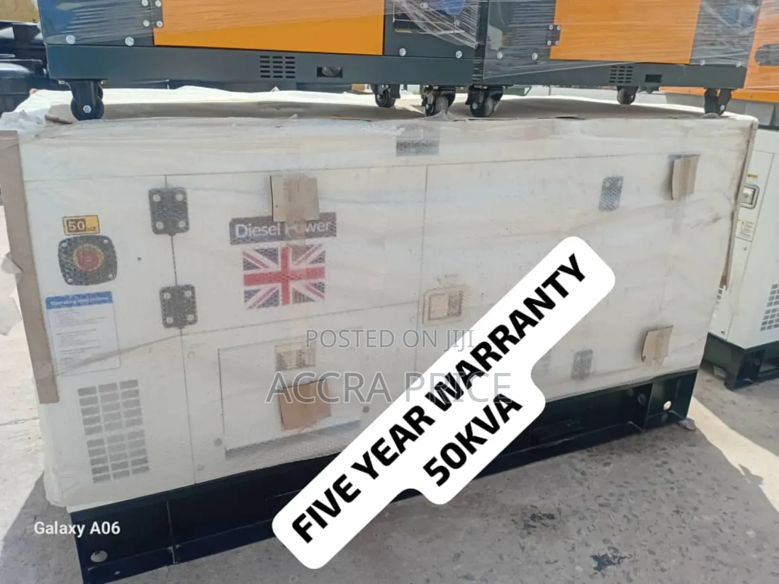 Water Cooled 50kva Perkins Diesel Generator 50kva Diesel Gen