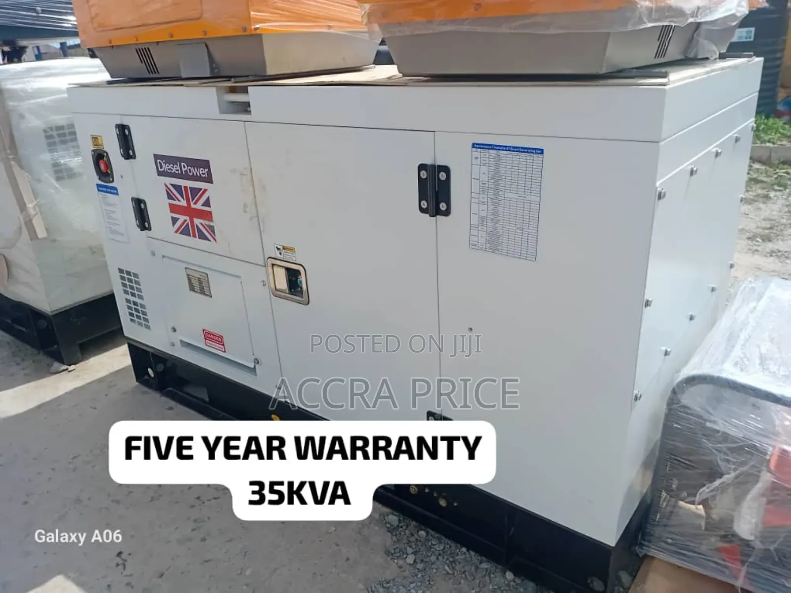 Water Cooled 35kva Perkins Diesel Generator 35kva Diesel Gen