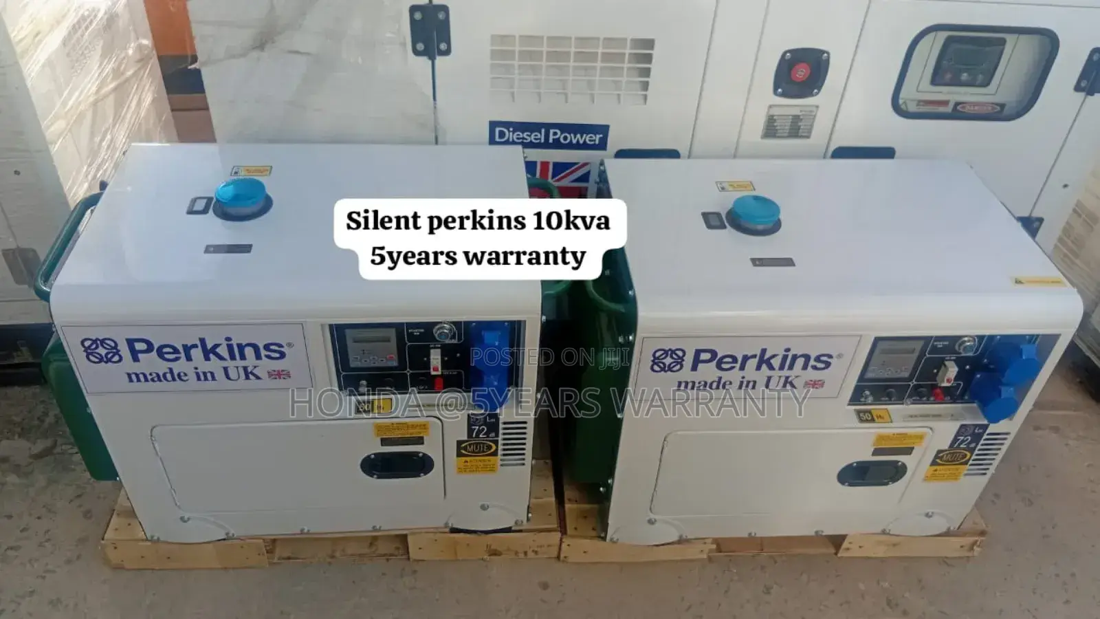 Live With Electric Energy Perkins 10kva 13000watt Generator