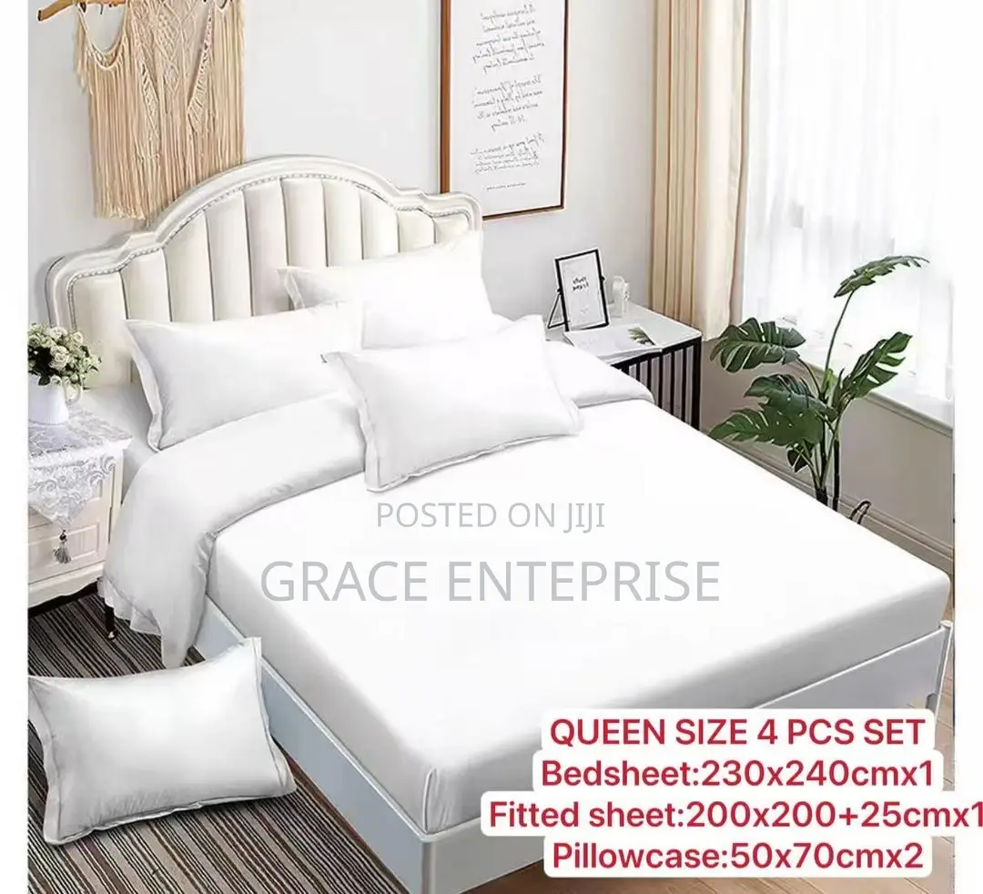 Neat and Clean Fitted Sheet Available in Diff Colors