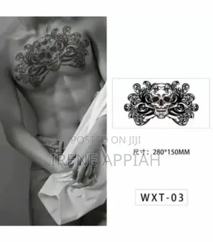 Semi Permanent Front and Back Tattoos
