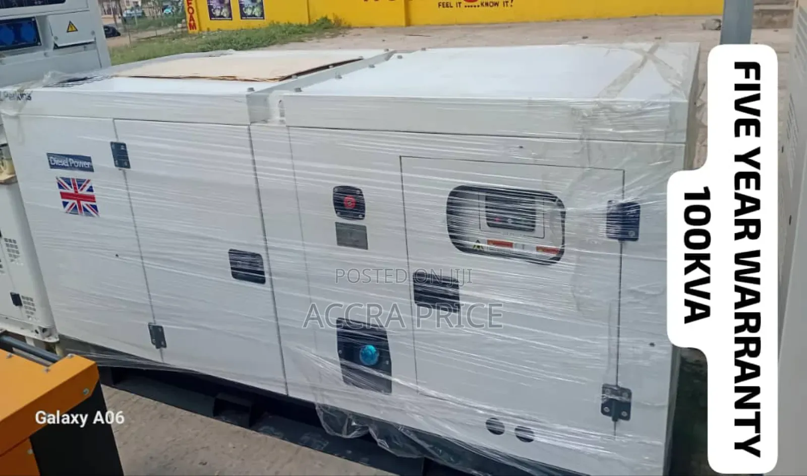 Top Choice 100kw Perkins Silent 100kva Genset 100kw Perkins