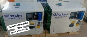 Live Electrically Charged Perkins 10kva 13000watt Generator