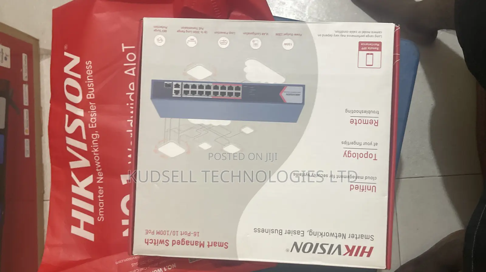 16 Port Hikvision Smart Managed Poe Switch +Sfp
