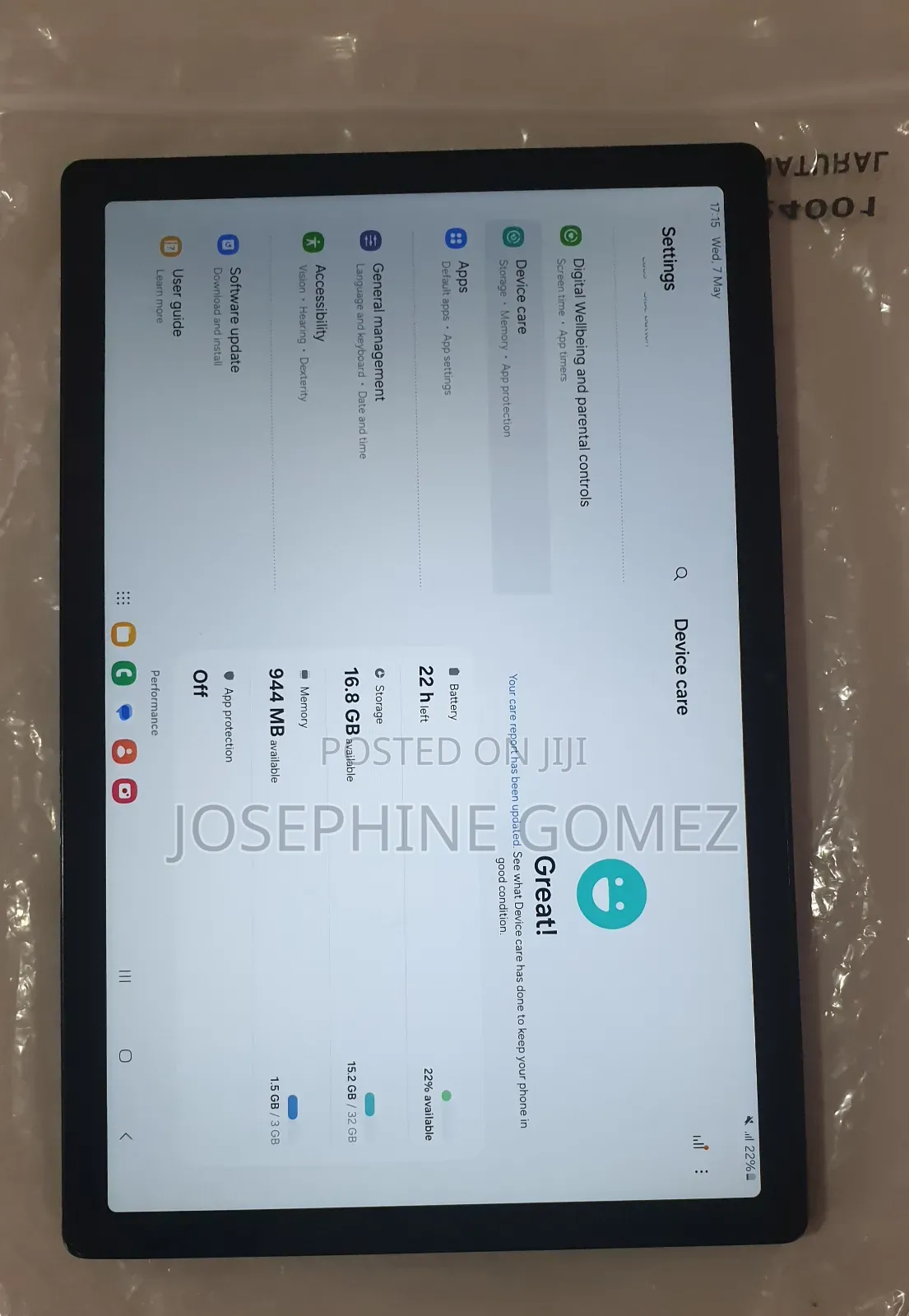 Samsung Galaxy Tab A8 10.5 2021 32 GB Blue