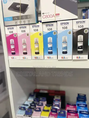 Epson Original Ecotank 108 Ink Bottle 70ml ¢320 Per Bottle