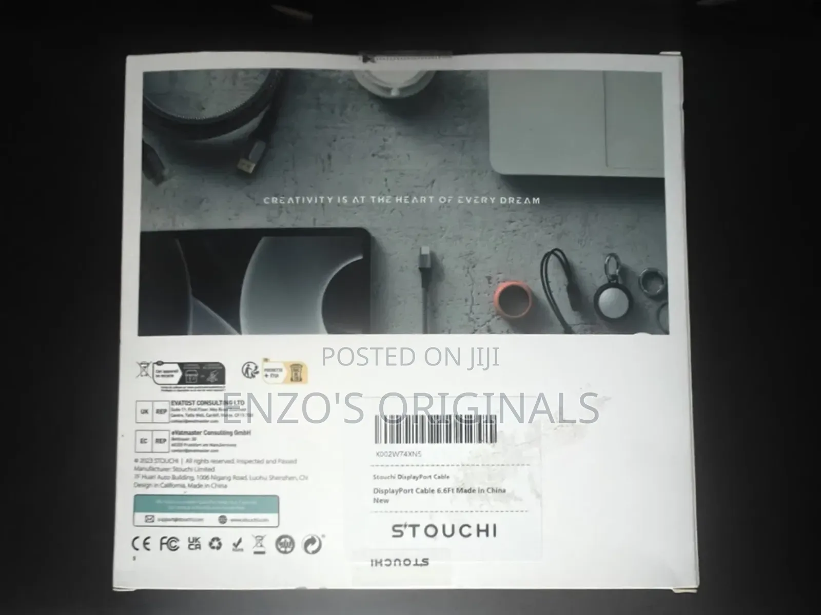 Display Port 2.1 Cable 6ft 16kay