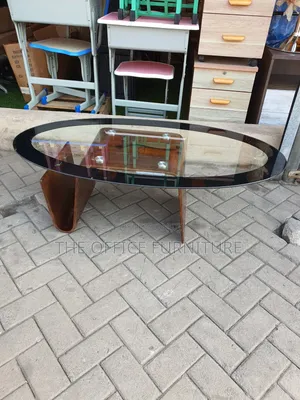 Glass Center Magazine Rack