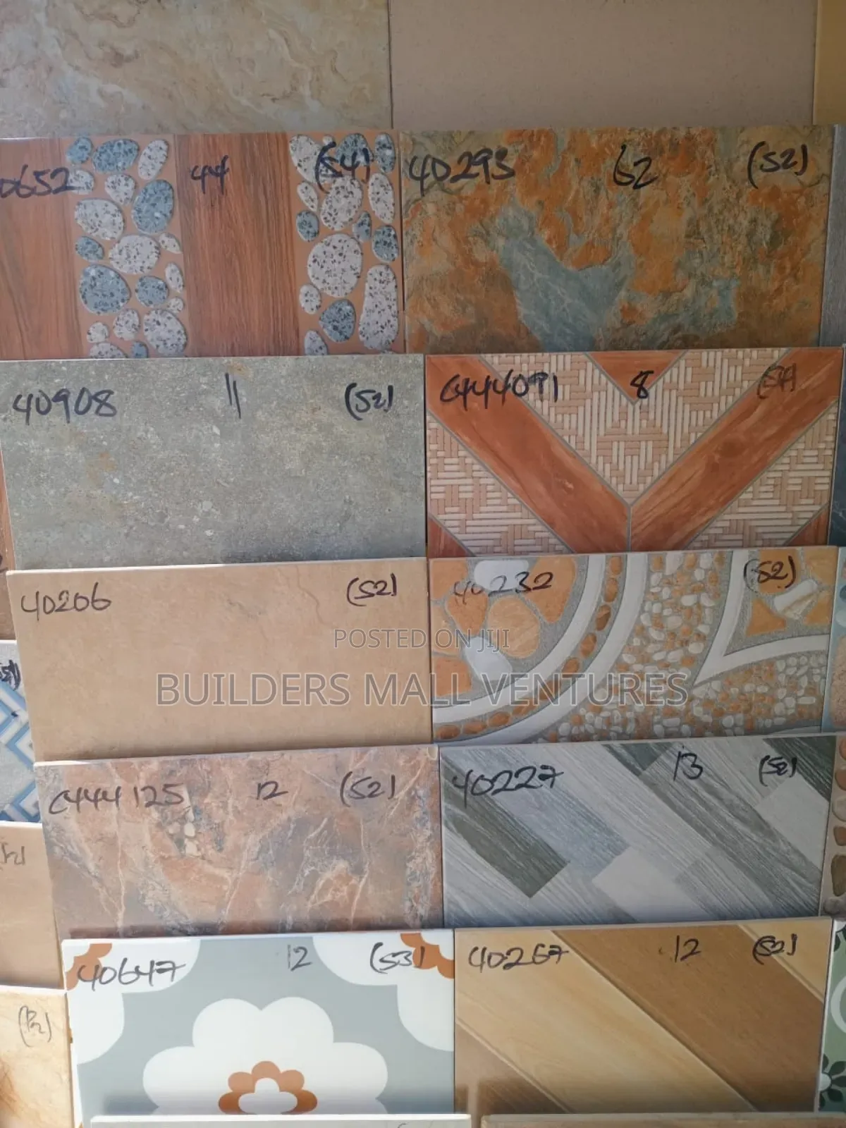 40x40cm Rustic Floor Tiles (12pcs/Box)