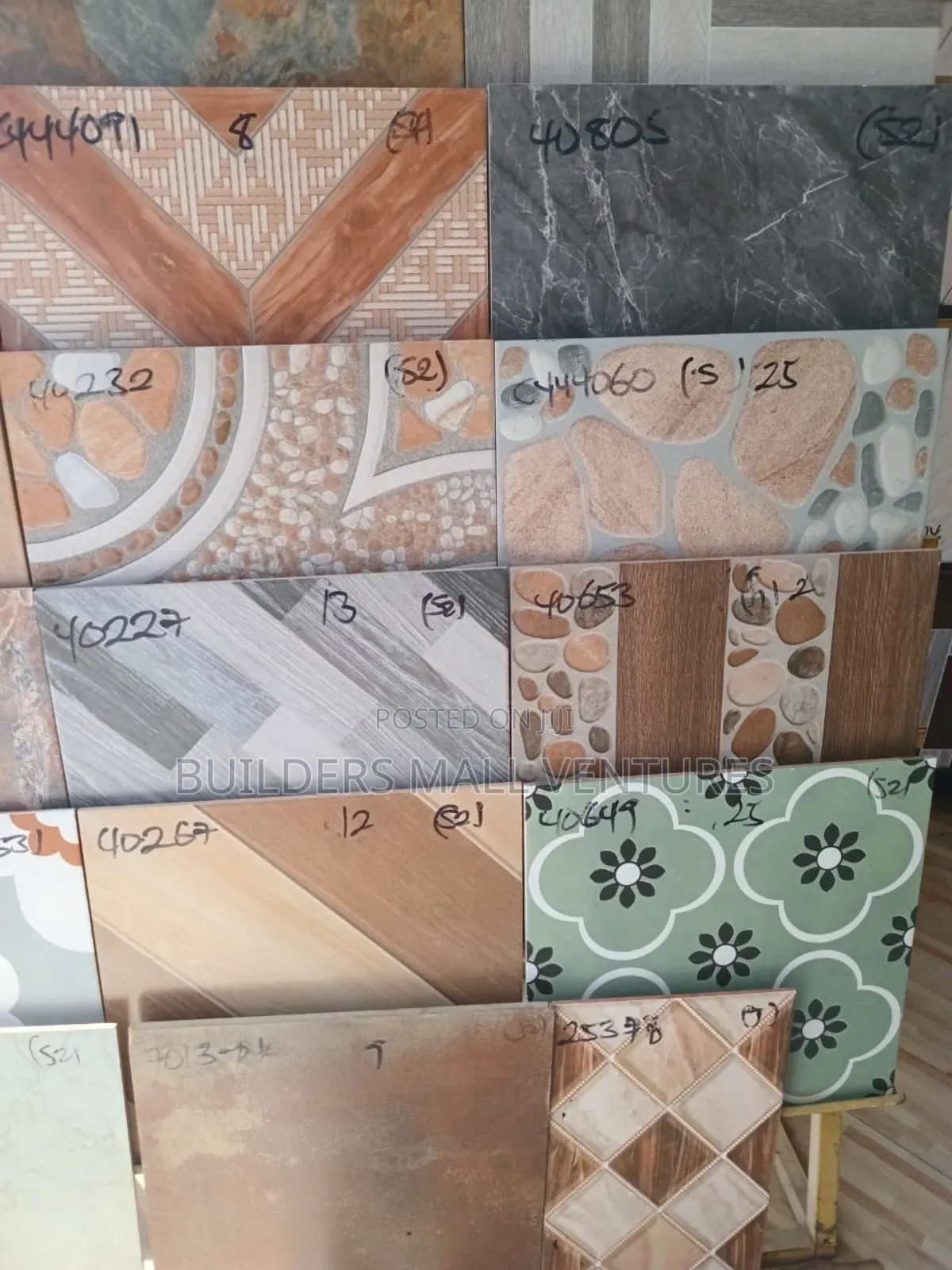 40x40cm Rustic Floor Tiles (12pcs/Box)