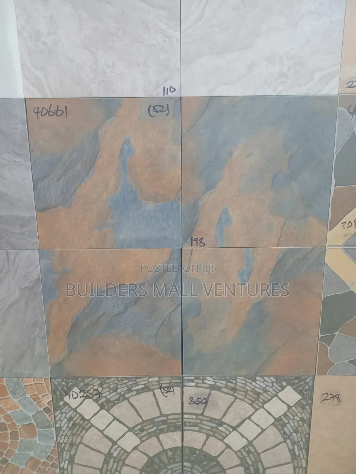 40x40cm Rustic Floor Tiles (12pcs/Box)