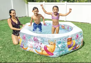 Intex Happy Otter Swimming Pool for Kids (510l) 159x159x50cm (Blower)