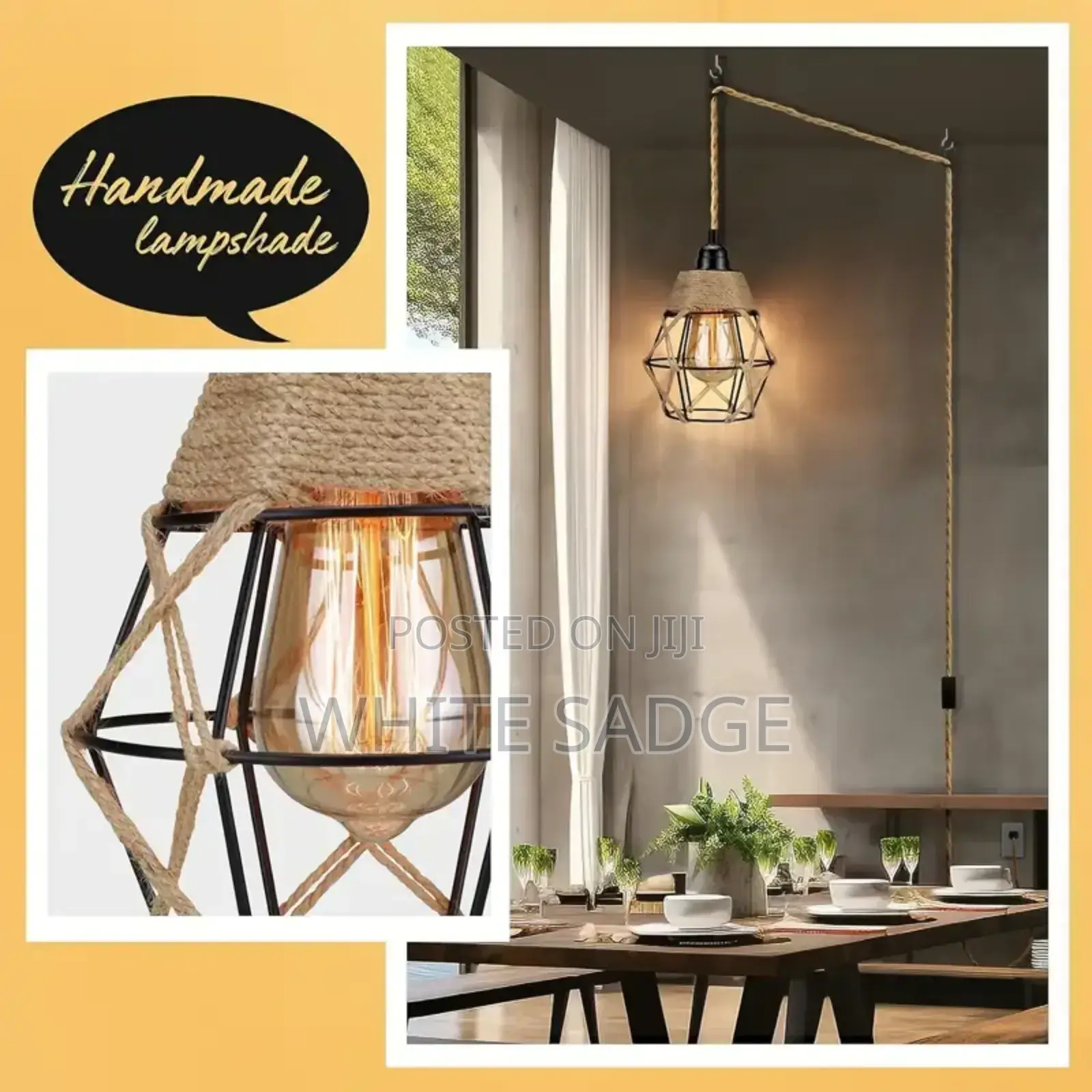 Hand Made Lamp Sheald E27