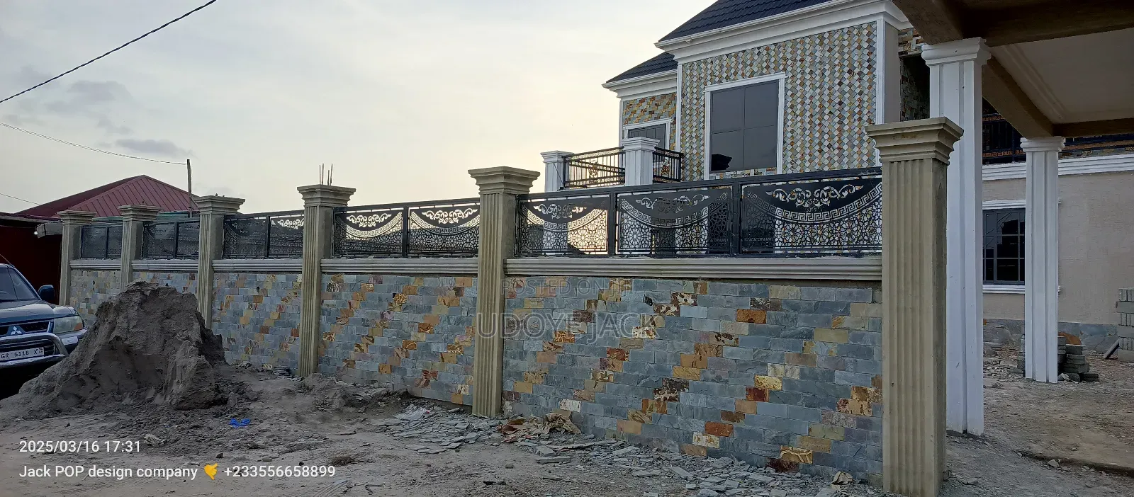 Secret Roofing Coping Design and Fence Wall Coping Design