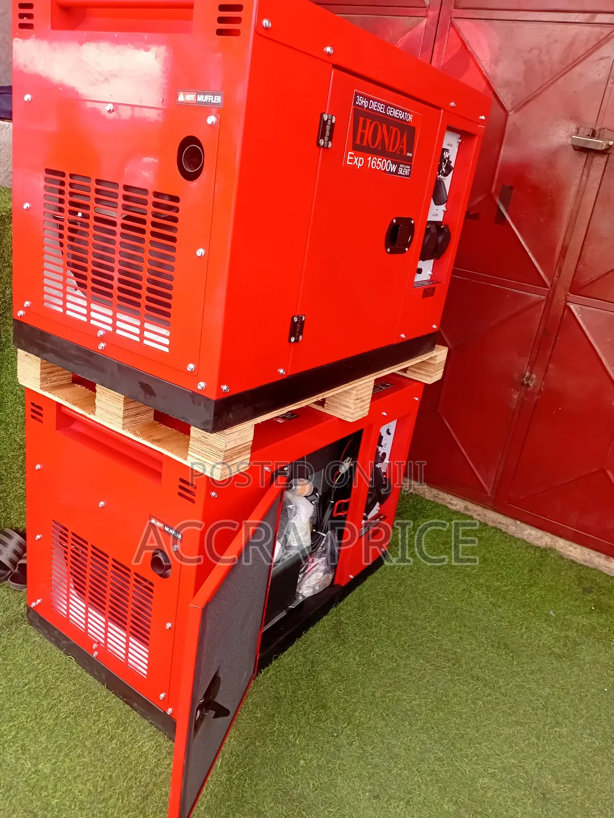 Air Cooled 15kva Honda Diesel 16500w Generator System