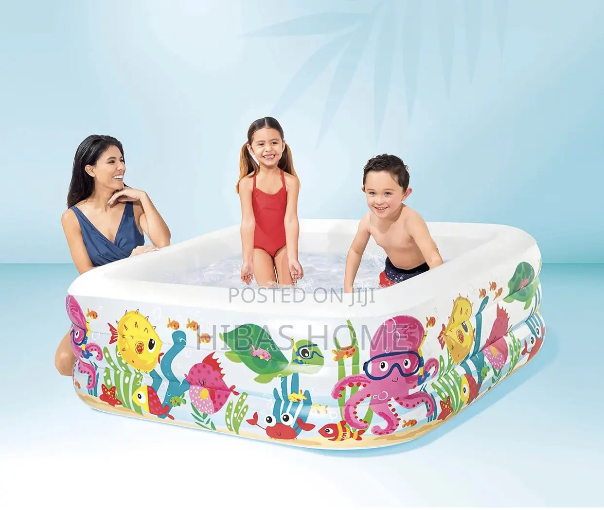 Aquarium Inflatable Swimming Pool 159x159x50 (340lt)