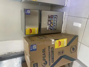 Pearl 80litre Table Top Double Door Fridge With Top Freezer