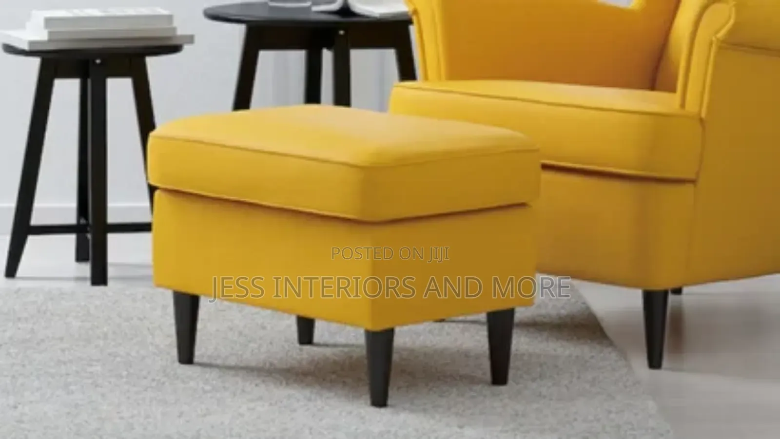 Footstool (Yellow)